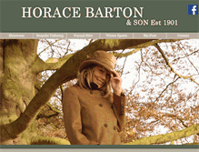 Tablet Screenshot of horacebarton.co.uk